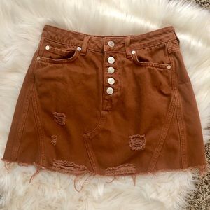 Free people mini skirt